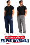 Pantalone misure calibrate invernale in Felpa di cotone senza bordi Be Board 9036/C