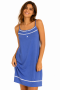 Camicia da notte donna spallina stretta viscosa elasticizzata SieLei BF21