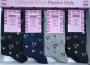 Calza donna gamba lunga caldo cotone varie fantasie Enrico Coveri Giorgia 367