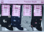 Calza donna gamba lunga caldo cotone varie fantasie Enrico Coveri Giorgia 370