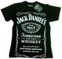 T-shirt uomo o ragazzo originale Jack Daniel's NERO