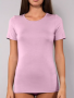 Maglia donna manica corta in Modal elasticizzato freschissimo Si�Lei 6010 MALVA