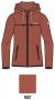 Giacca donna con cappuccio in agnellato sherpa coral fleece caldissima Paterson 36