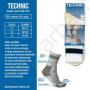 Calza sportiva per uomo ad alta tecnologia TECHNIC bianco